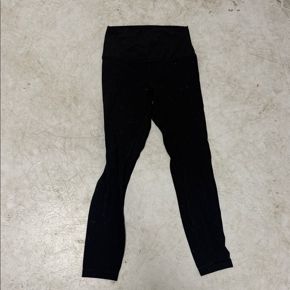Black High-Waisted Leggings LULULEMON - Black Leggings Size 4